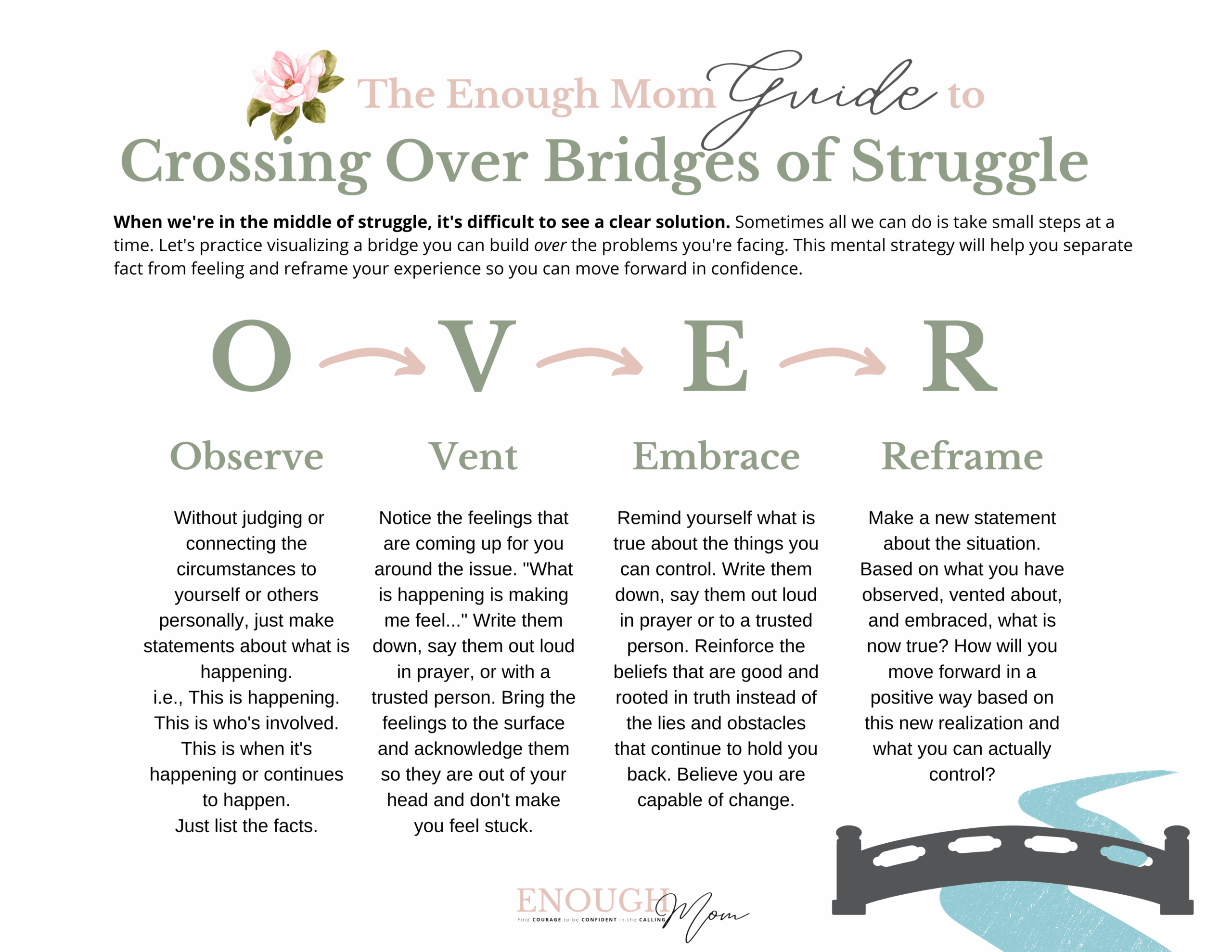 Enough Mom Freebie - Bridge O.V.E.R - 2